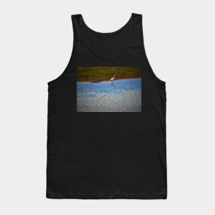 Great White Egret Tank Top